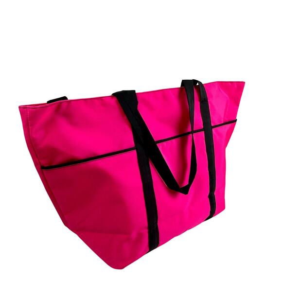 Large Capacity Folding Travel Bag - Water Resistant Tote - Travel Duffle - Gym - Picture 2 of 5